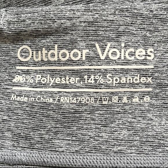Outdoor Voices Gray Warmup Leggings XS - Picture 8 of 9
